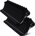 12 Pairs Mens Ankle Socks Athletic Casual Low Cut Short Socks for Men With
