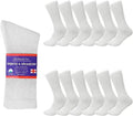 Socks, Non-Binding Circulatory Cushion Cotton Crew Socks for Men Women
